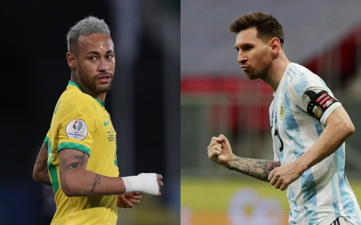 Neymar y Lionel Messi (Reuters)