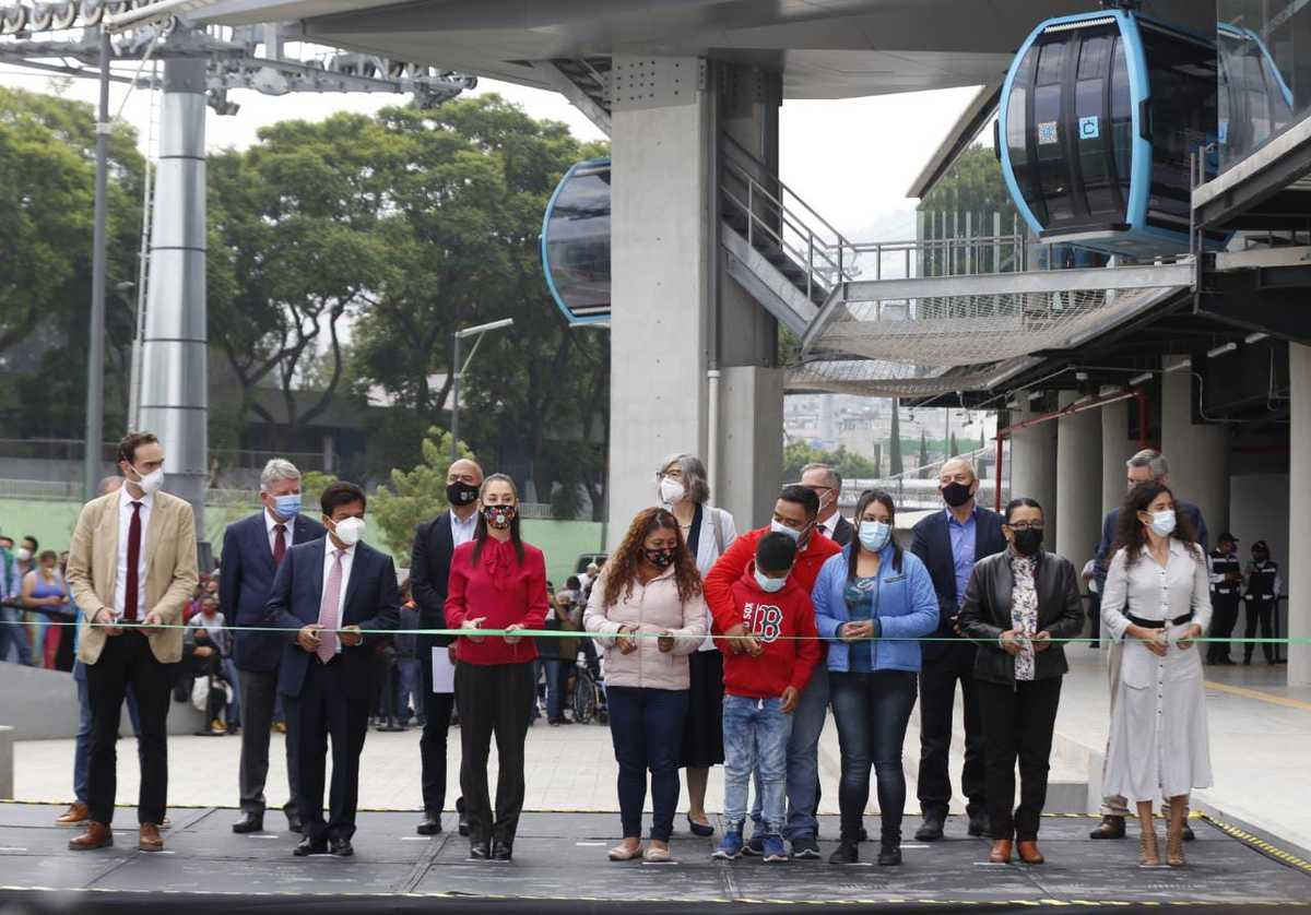 Claudia Sheinbaum inauguró la Línea 1 del Cablebús | Araceli López