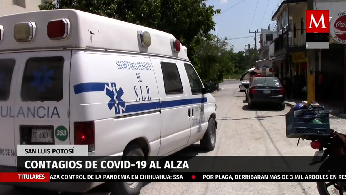 Covid19. SLP registra repunte de contagios por segundo día consecutivo