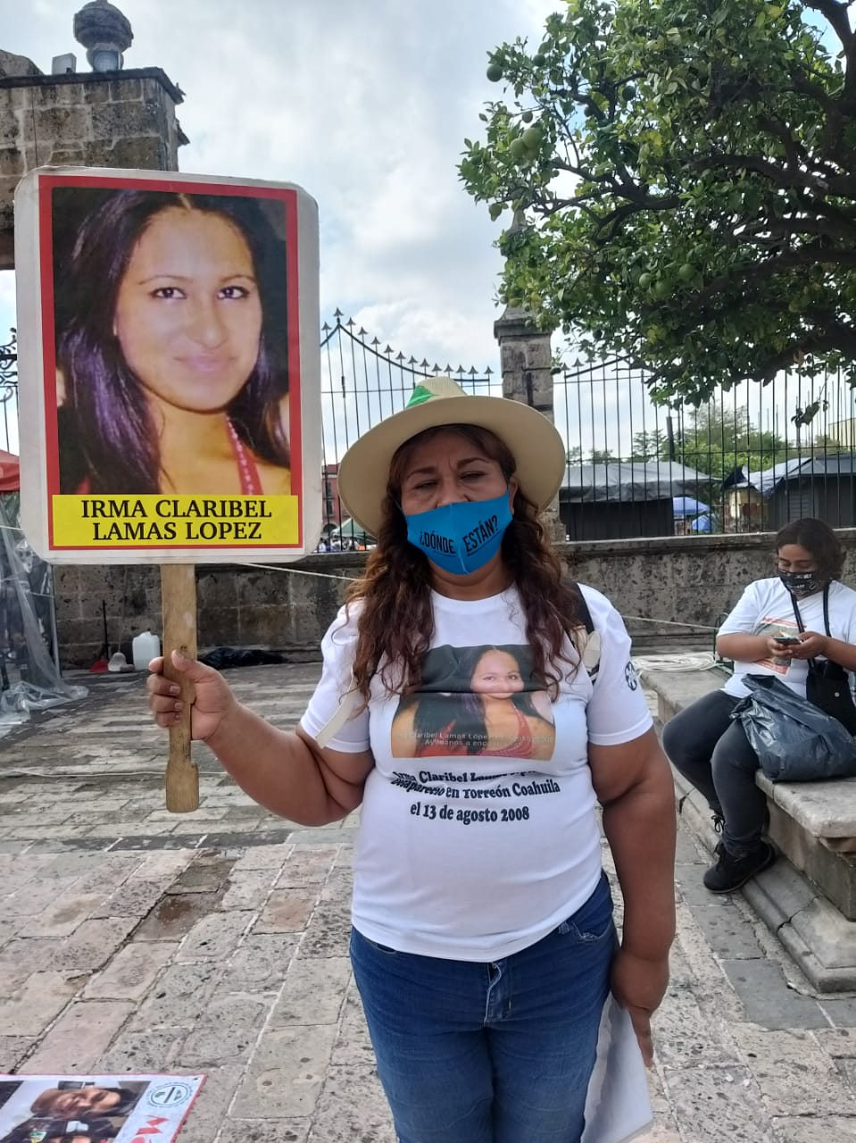 Lucy busca a su hija Irma Claribel Lamas López. (Josefina Ruíz)