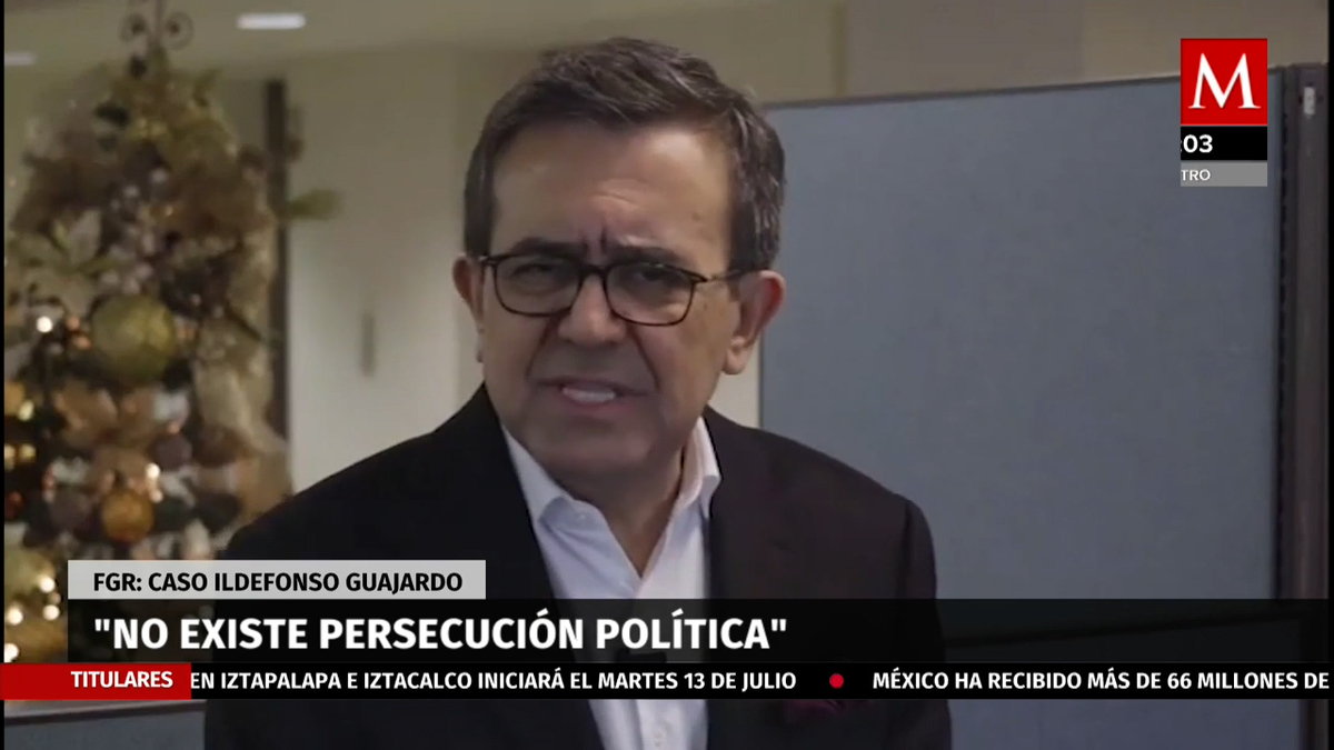 Rechaza FGR persecución política contra Ildefonso Guajardo