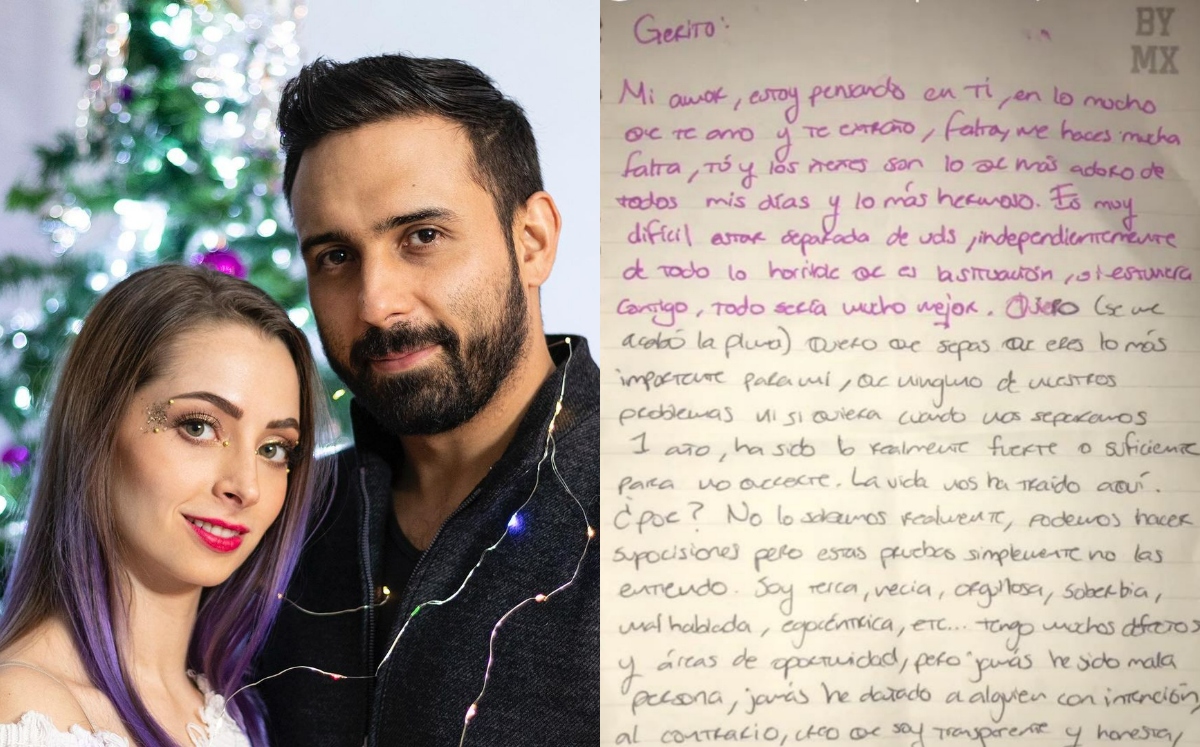 YosStop envía emotiva carta a su novio, Gerardo González (Instagram).