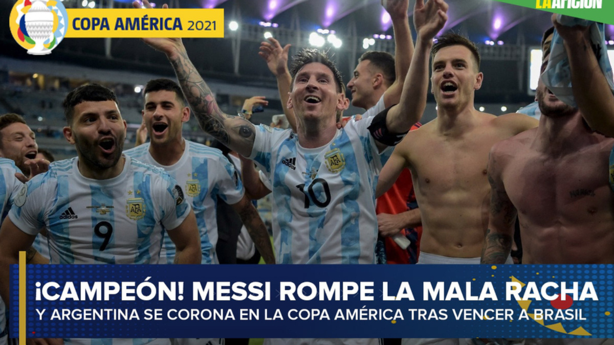 Argentina vence a Brasil y es Campeón de la Copa América