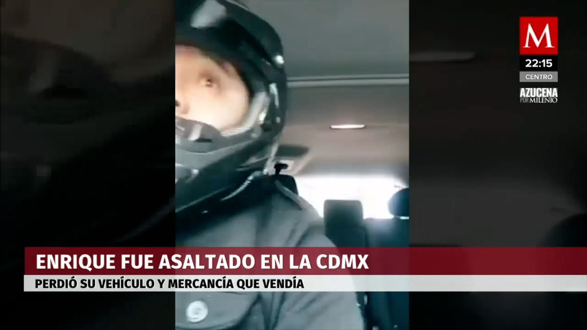 En CdMx, roban camioneta a hombre con su hijo y ladrón queda grabado