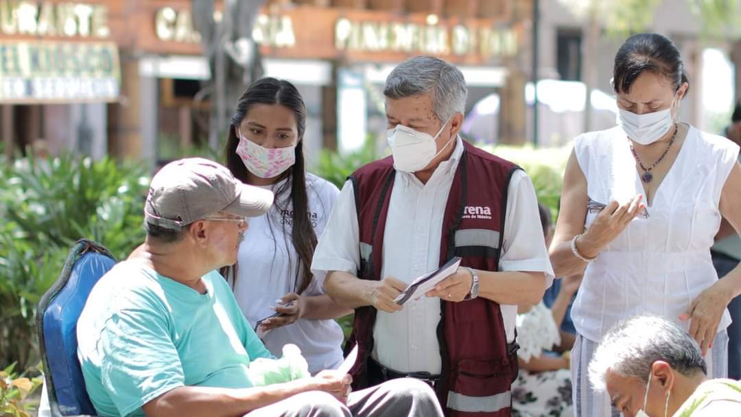 Félix Salgado y Marcial Rodríguez Saldaña mencionan que el INE no promueve la participación ciudadana ante la consulta popular. (Rogelio Agustín)