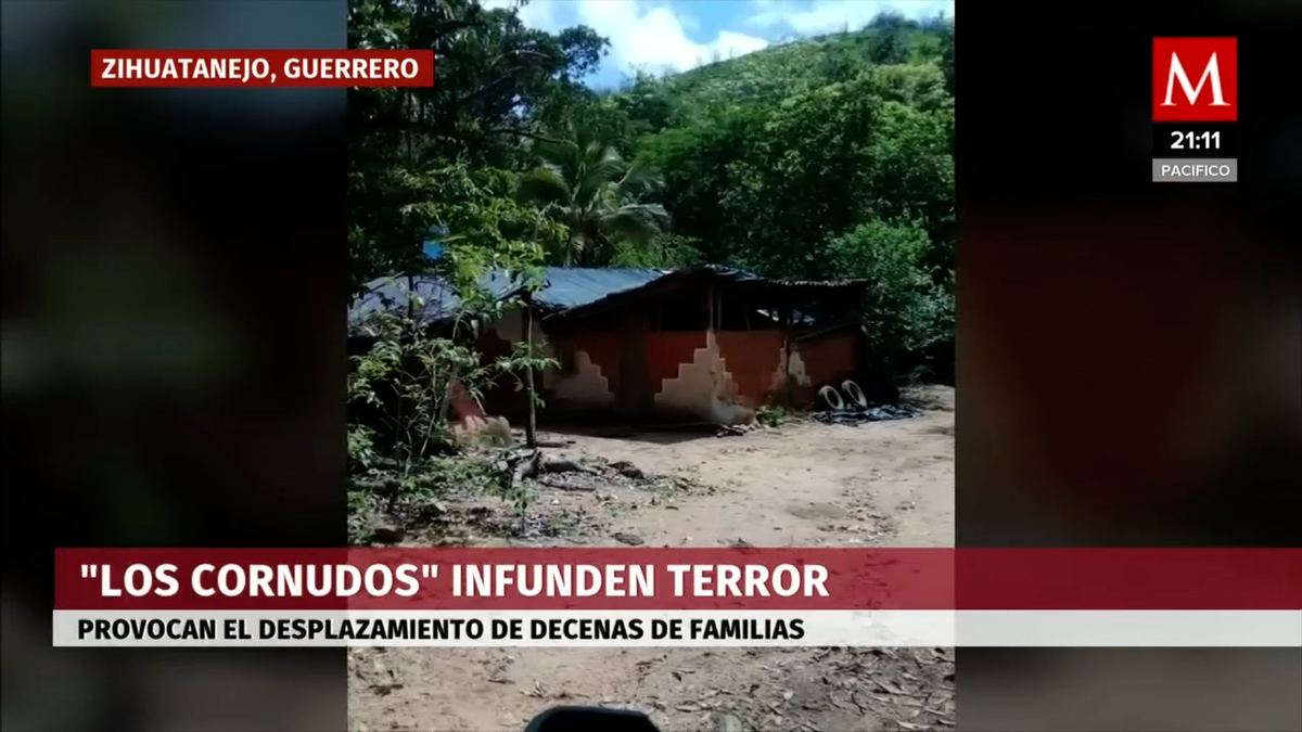 Grupo criminal desplazan a familias de Zihuatanejo