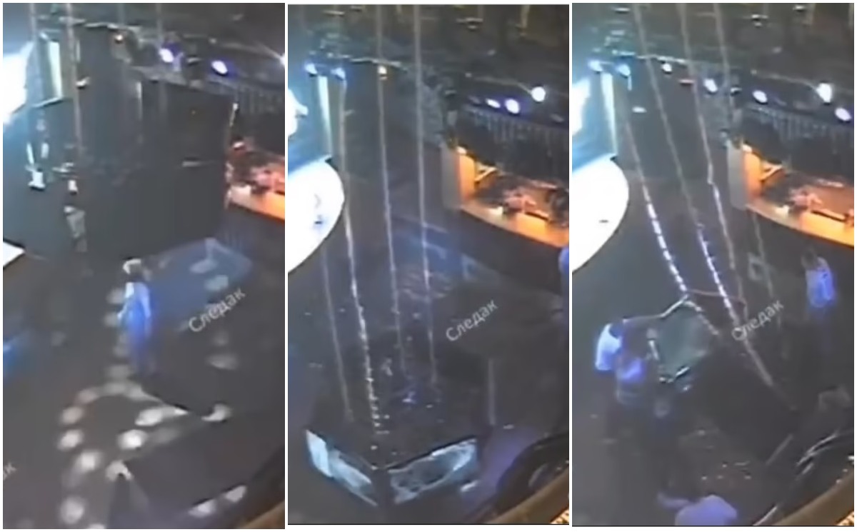 Las cámaras de seguridad captaron el momento de la tragedia. | Sledak