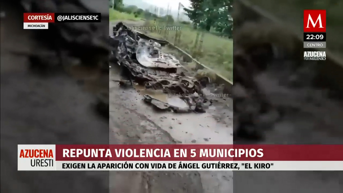 Michoacán. Desaparición de fundador de autodefensas desata violencia