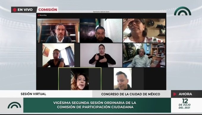 Sesión virtual del IECM | Especial
