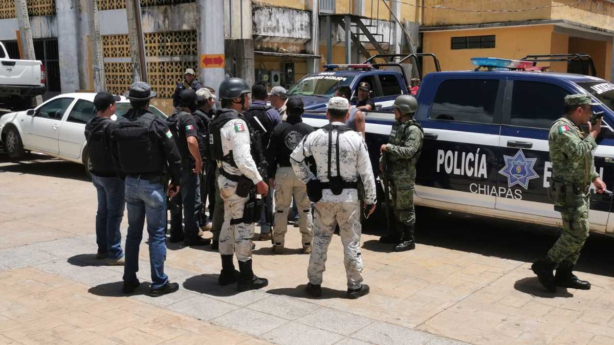 Autoridades realizaron cateos en Pantelhó, Chiapas. (Especial)