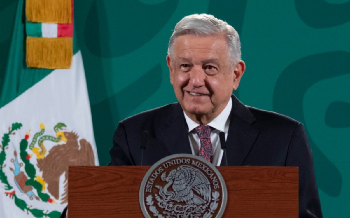 López Obrador durante su conferencia matutina. Foto: (Especial)