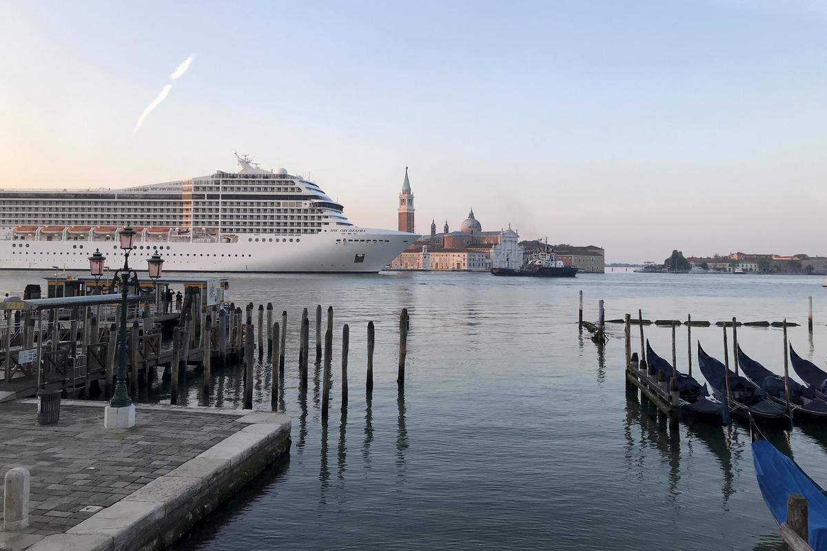 La medida de Italia contra los cruceros busca proteger a Venecia. | Archivo, AP