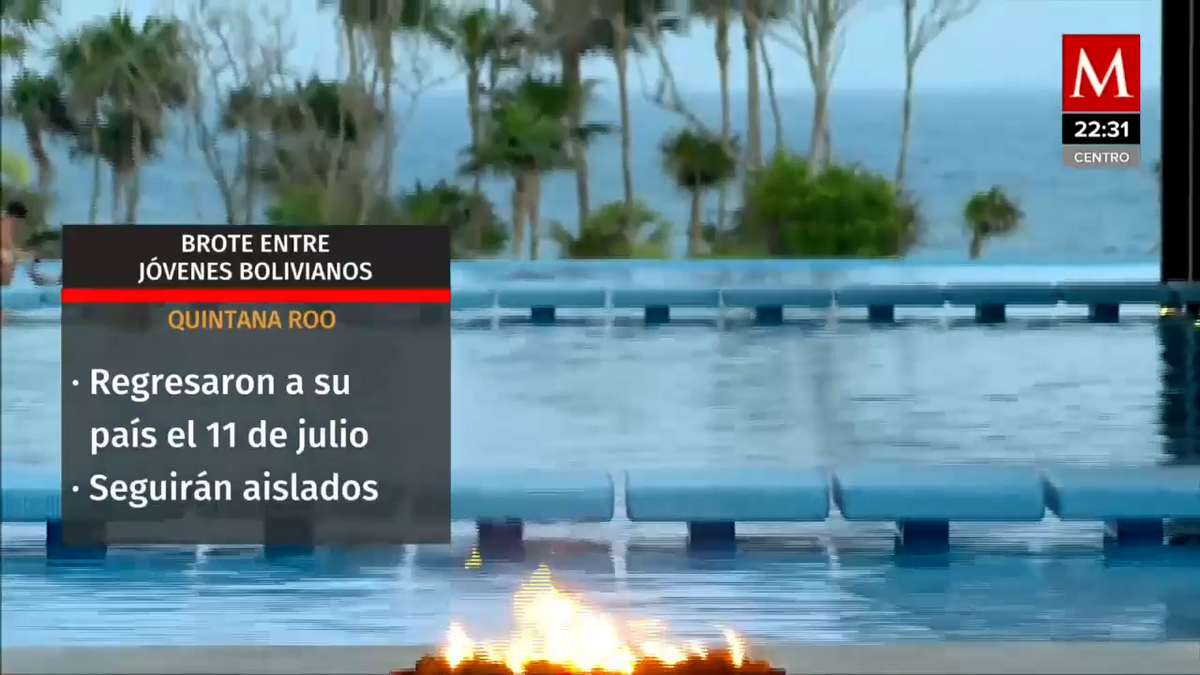 En Quintana Roo, 26 estudiantes de Bolivia se contagian de covid