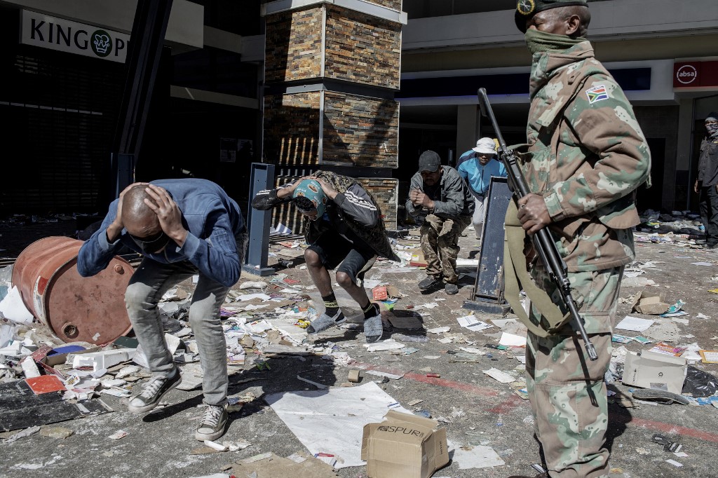 El último saqueo registrado en Sudáfrica ocurrió en Soweto. | AFP