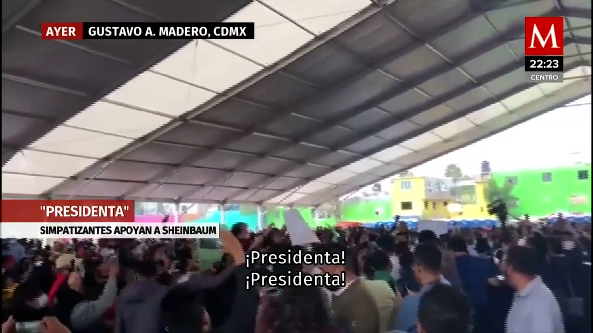 Sheinbaum estrena Cablebús CdMx entre gritos de “¡Presidenta!”