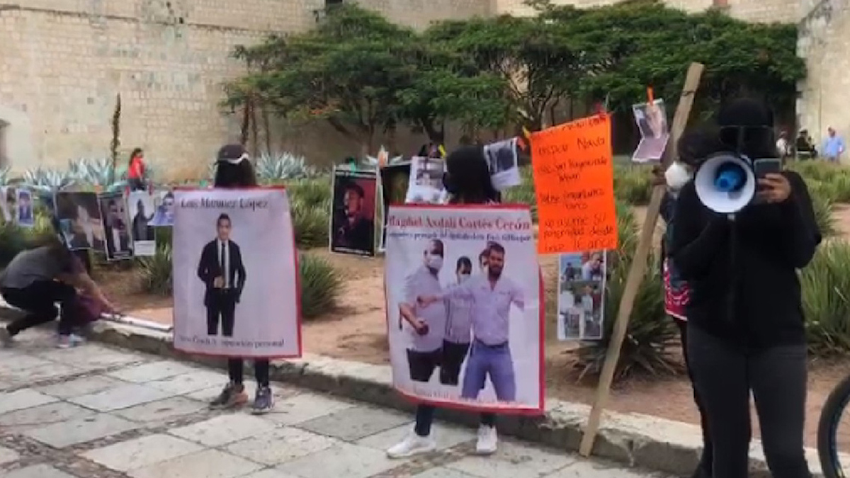Con tendedero, exhiben a deudores de pensiones alimenticias en Oaxaca