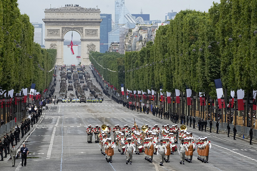 El Día de la Bastilla es la fiesta nacional que conmemora el comienzo de la Revolución Francesa. | AP