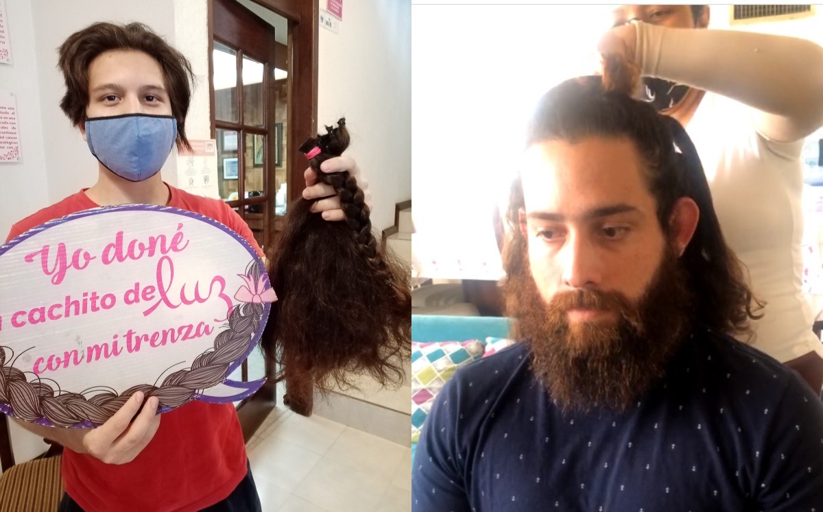 Hombres donan cabello para ayudar a pacientes con cáncer. (Especial)