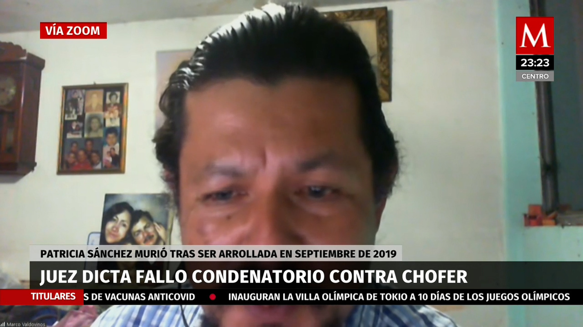 Juez dicta fallo condenatorio contra chofer sobre de Patricia Sánchez