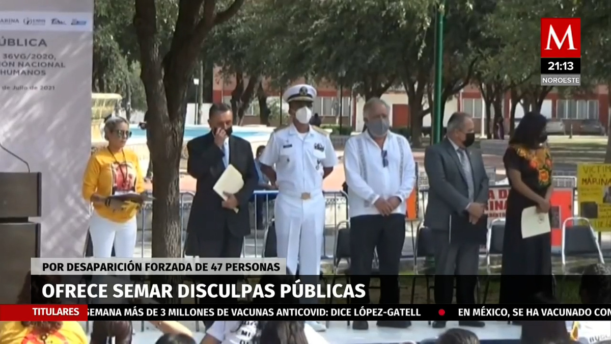 Marina pide disculpas a víctimas detención forzada en Nuevo Laredo