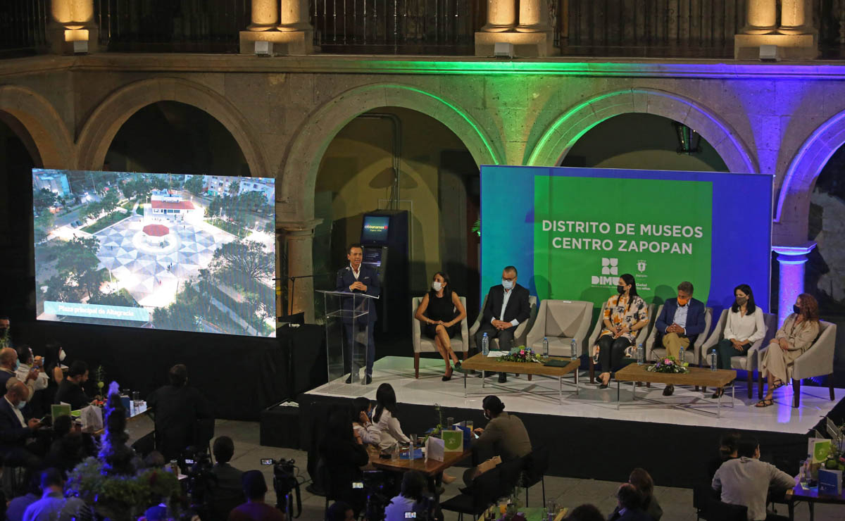 El alcalde Pablos Lemus presentó el Distrito de Museos en Zapopan, en el Centro Histórico (Fernando Carranza)