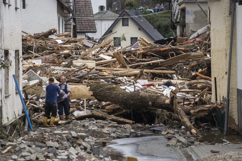 Alemania ha considerado las inundaciones como una catástrofe. | AFP