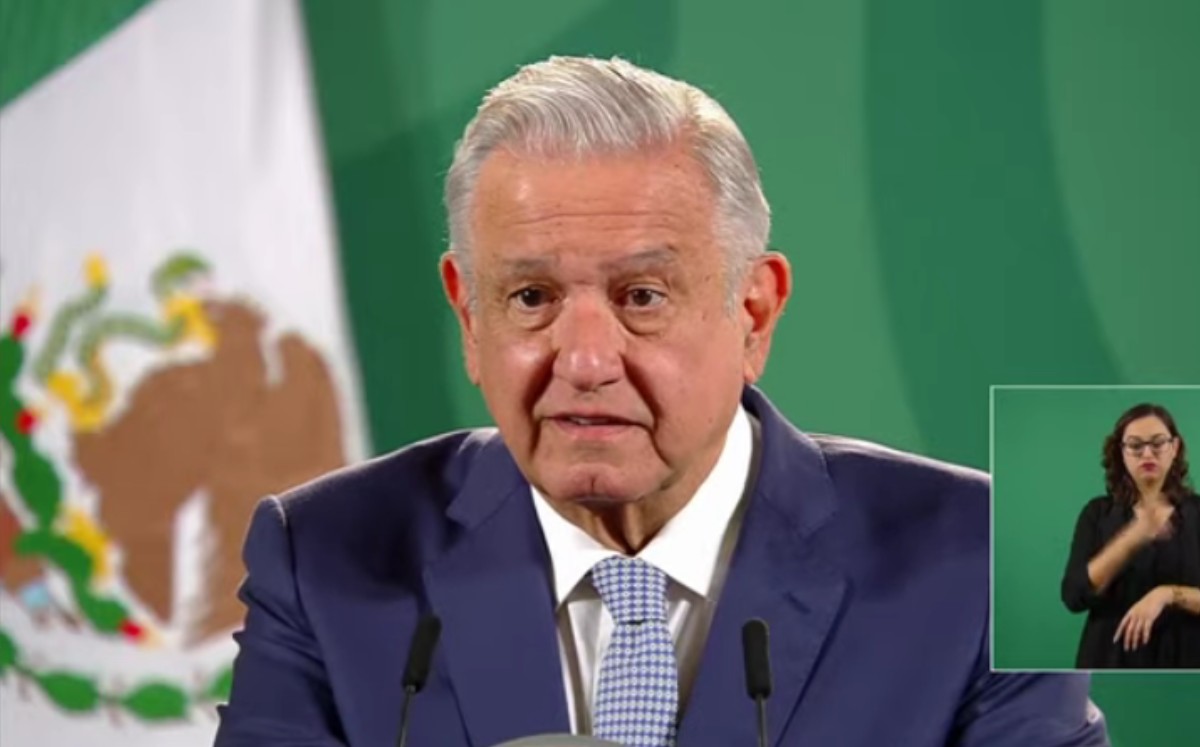 Andrés Manuel López Obrador durante su conferencia matutina. Foto: ESPECIAL