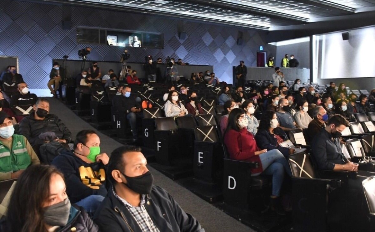 Cine Villa Olímpica reabrió sus puertas tras permanecer cerrado un año. | Leonardo Lugo