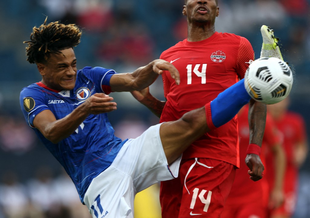 Haití vs Canadá en Copa Oro (AFP)
