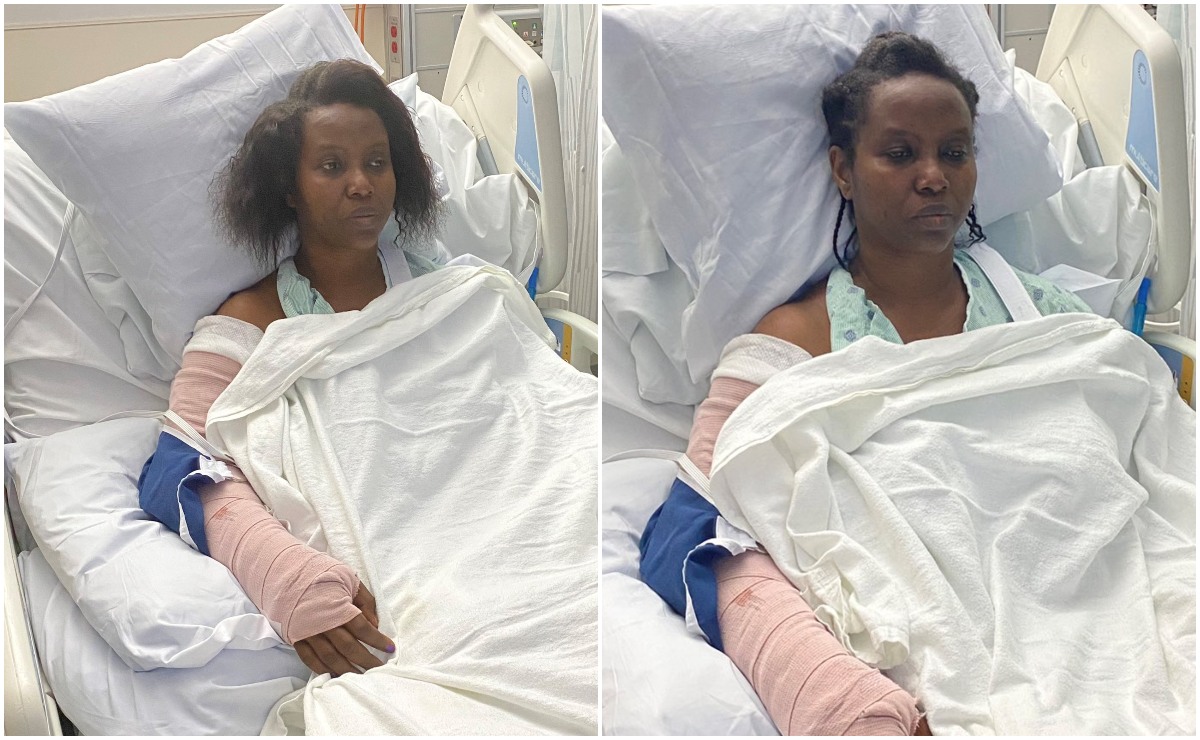 Martine Moise compartió dos fotos en sus redes sociales. | Twitter