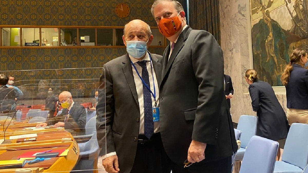 Asistencia humanitaria no puede ser rehén de la política: Ebrard ante Consejo de la ONU