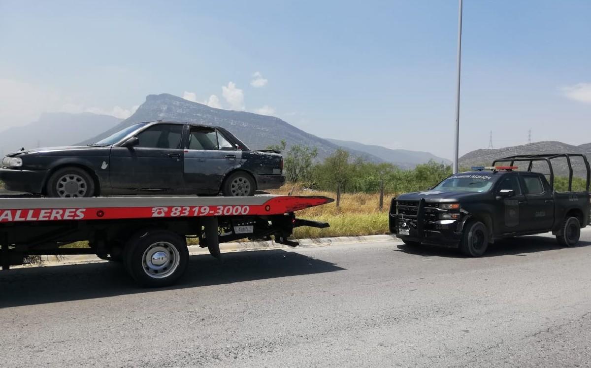 En García, encuentran a hombre asesinado en su automóvil. Foto: Especial