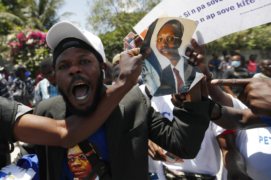 Las protestas en Haití se han mantenido a más de una semana del asesinato de Jovenel Moïse. (AFP)