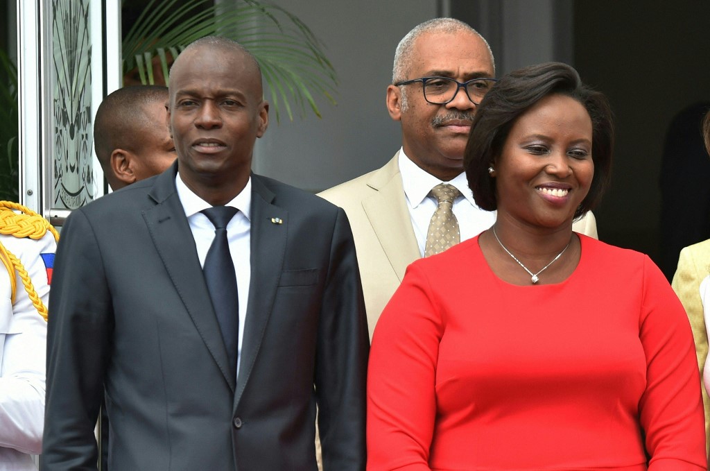 Martine Moise fue atacada junto a su esposo, Jovenel Moise, en su casa durante la noche del miércoles. (AFP)