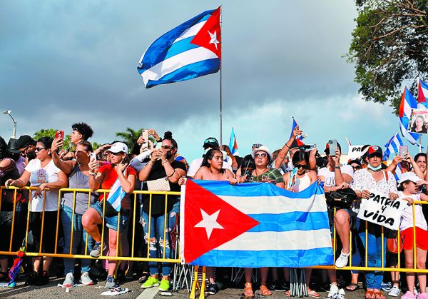 Masivas protestas se han apoderado de las calles cubanas. REUTERS