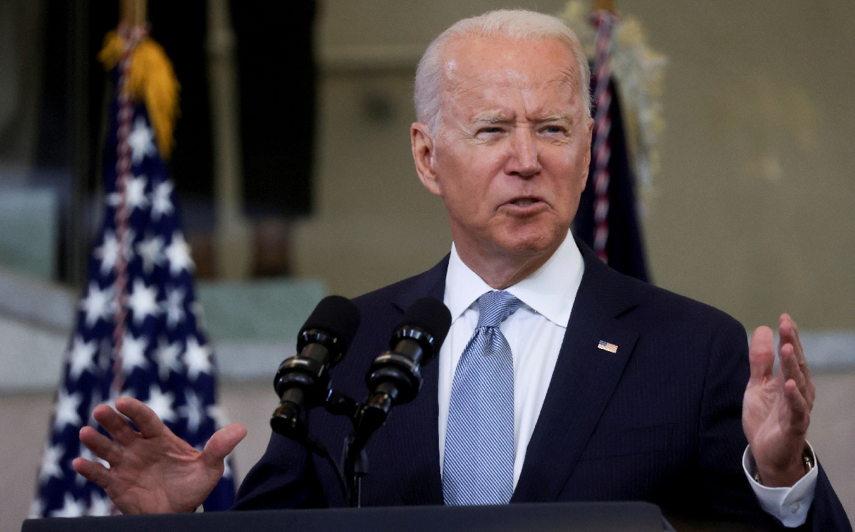El presidente de Estados Unidos, Joe Biden, durante una rueda de prensa. (Reuters)
