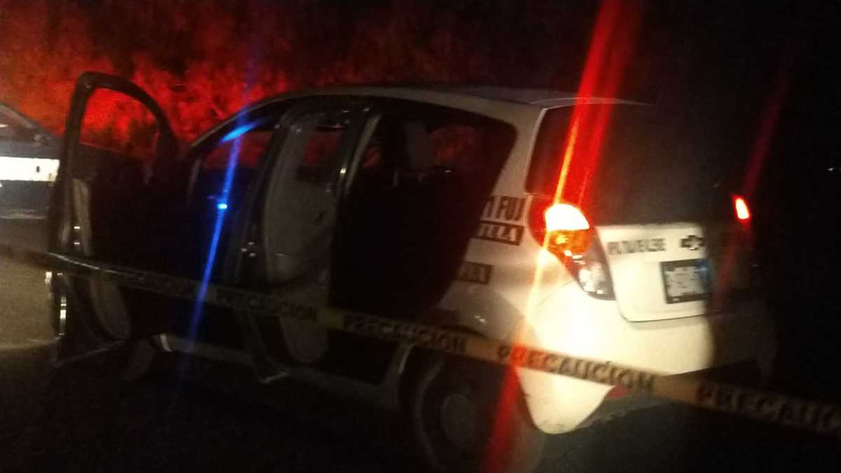 El taxista fue llevado a un hospital, en donde murió minutos después. (Cortesía)