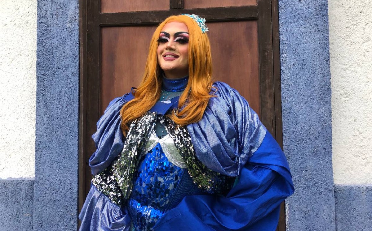Winter, drag queen Tamaulipas participante de reality show. (Antonio Hernández)