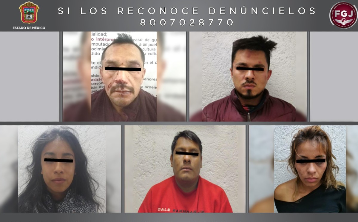 Ya fueron ingresados a un penal de la entidad.