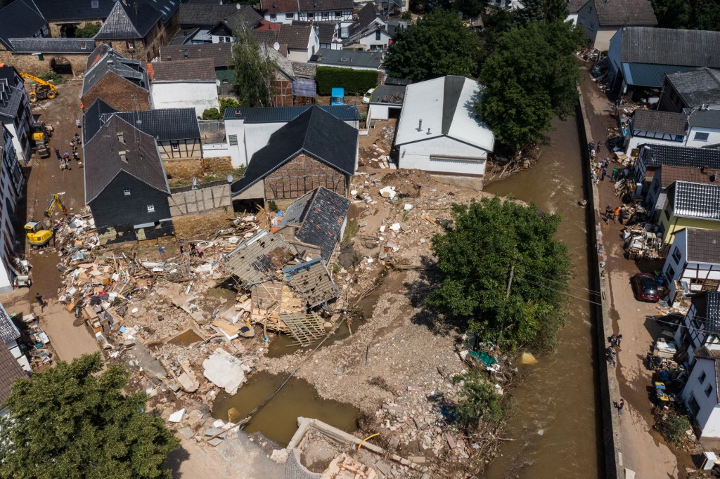 Alemania es el país con más víctimas tras la inundaciones. | AFP