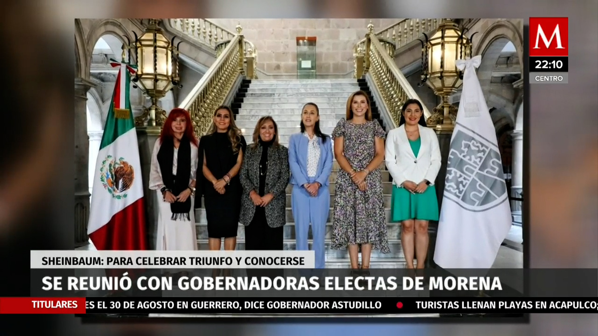 Claudia Sheinbaum se reúne con gobernadoras electas de cinco estados