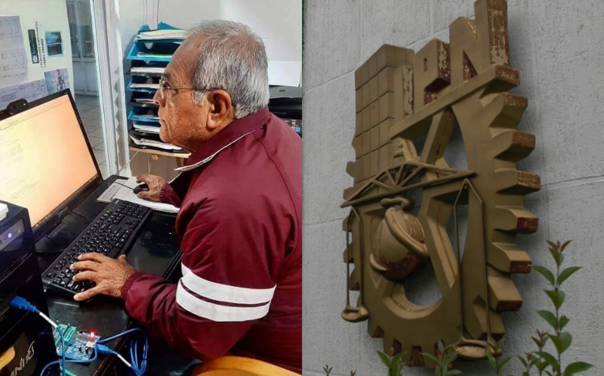 Sixto Velázquez Ibarra, de 72 años, egresó de la carrera técnica en Sistemas Digitales (Especial).