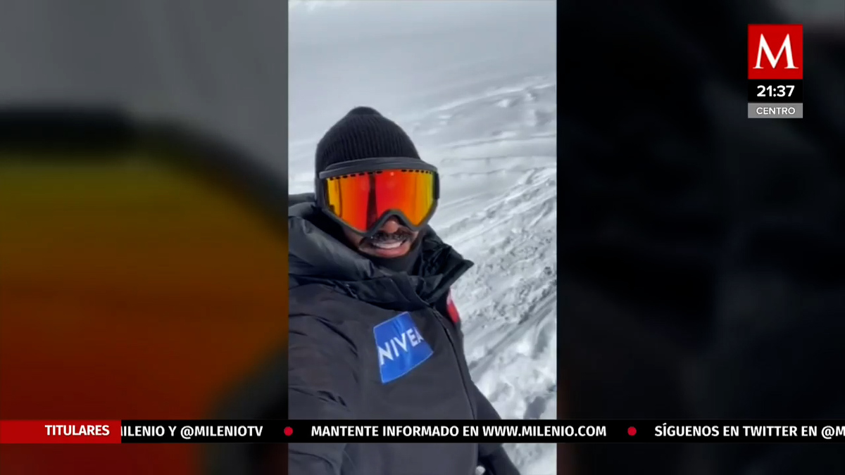 Cordada mexicana con montañista ciego conquista cima del monte Denali