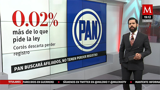 PAN buscará nuevos afiliados para no perder su registro