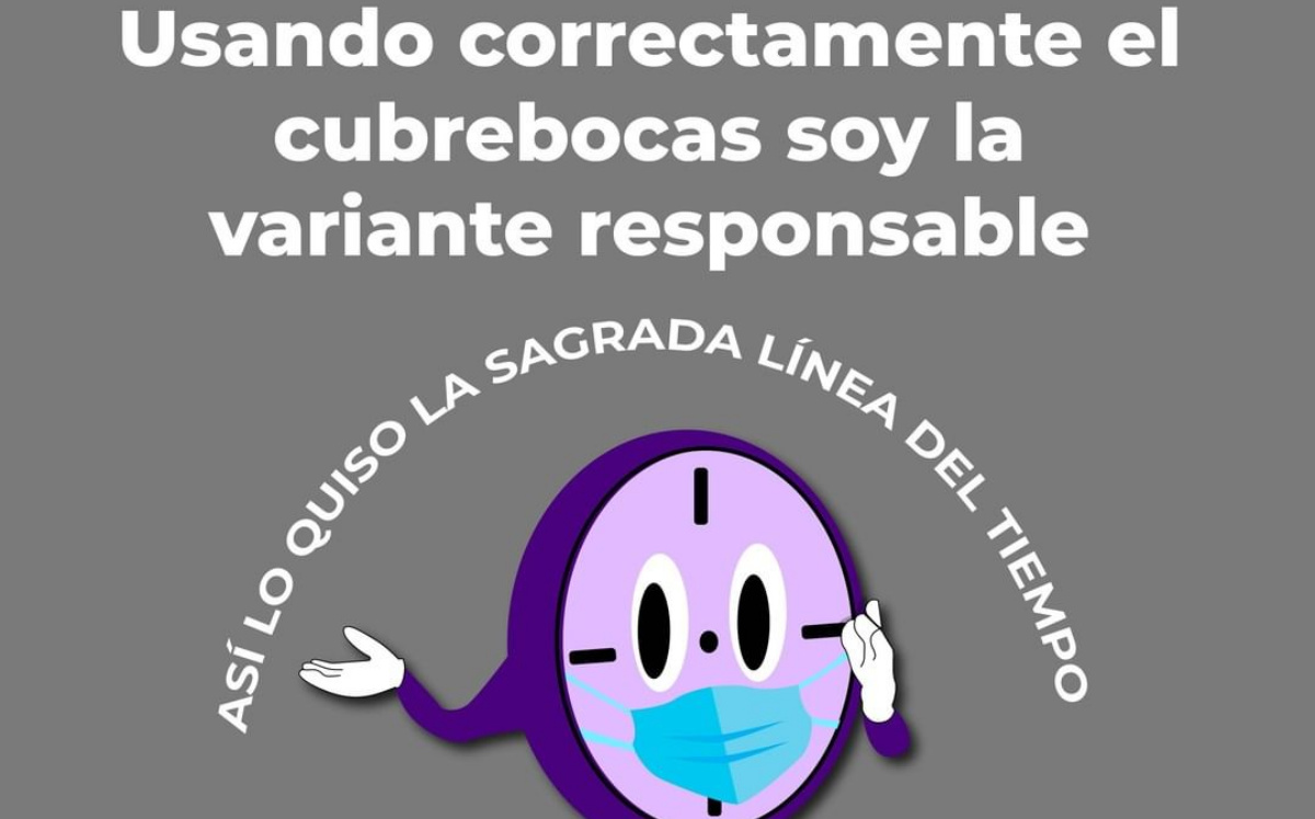 Con parodia de Miss Minutes, ISSSTE promueve uso de cubrebocas (Instagram).