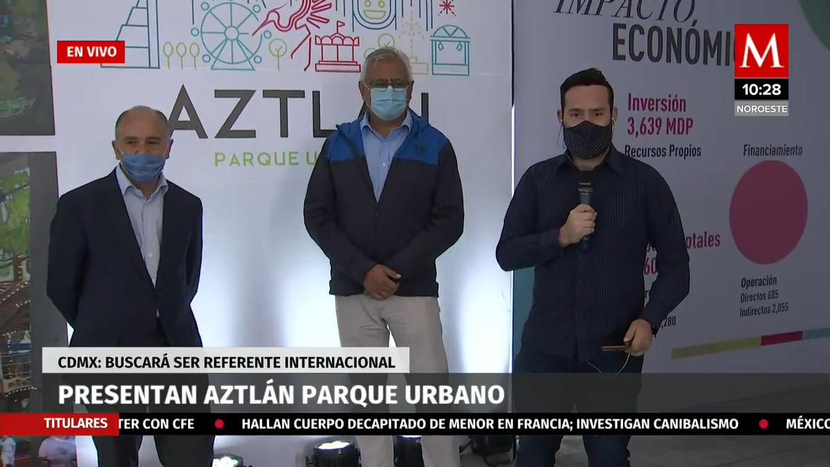 Presentan Aztlán en CdMx. Así será el parque en Chapultepec