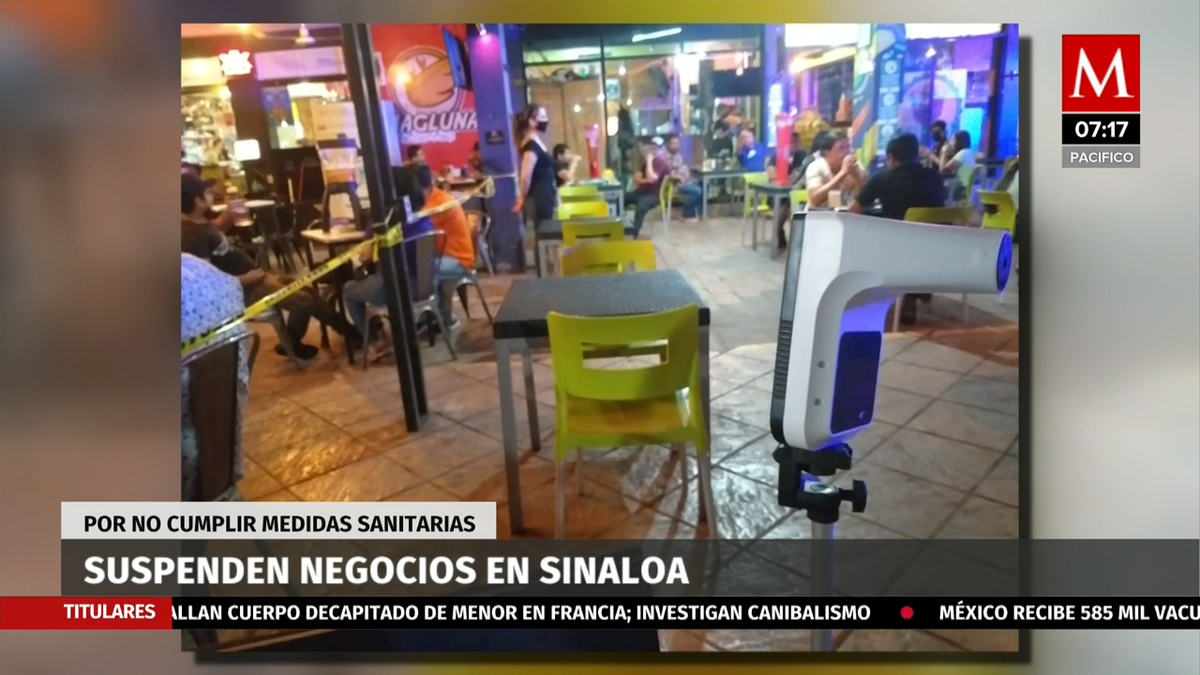Suspenden negocios en Sinaloa