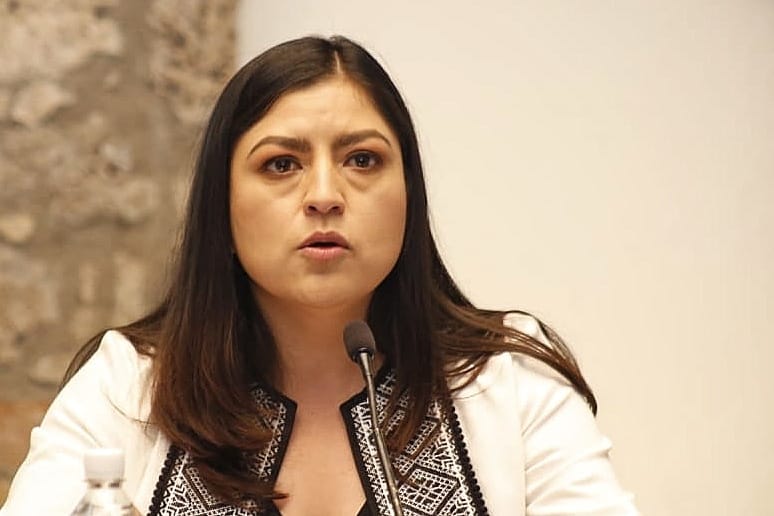 Claudia Rivera Vivanco, presidenta municipal. (Andrés Lobato)