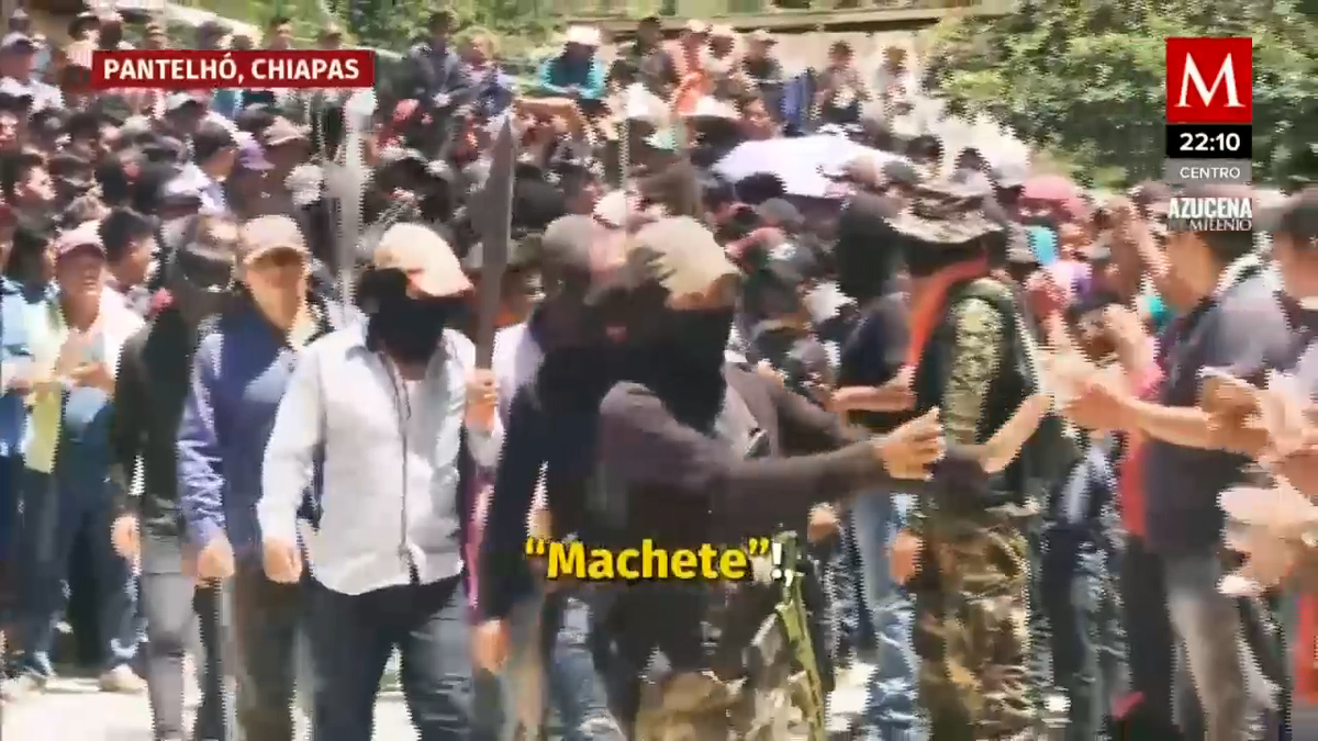 En Chiapas, indígenas respaldan a autodefensas de Pantelhó