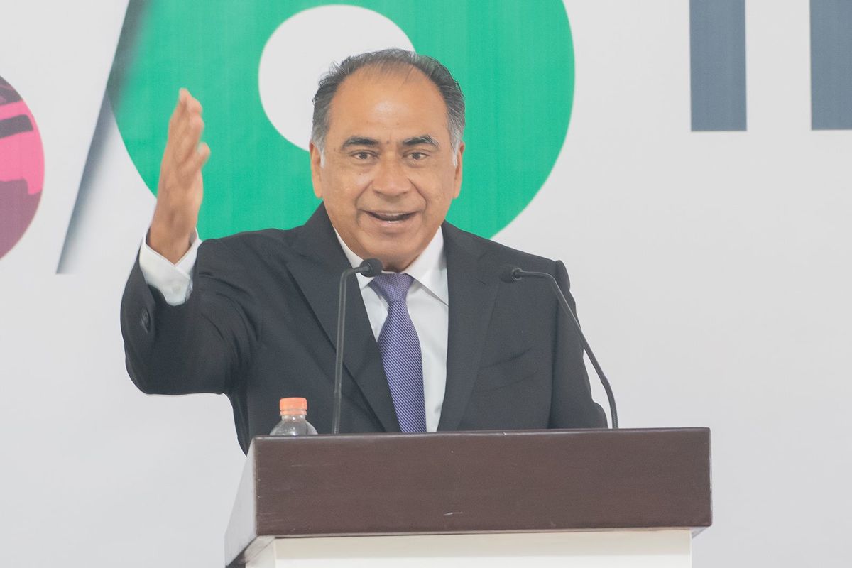 Héctor Astudillo reconoce a Evelyn Salgado como gobernadora electa de Guerrero. (Rogelio Agustín).